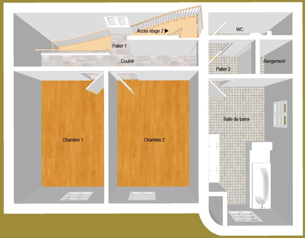 Plan Etage 1